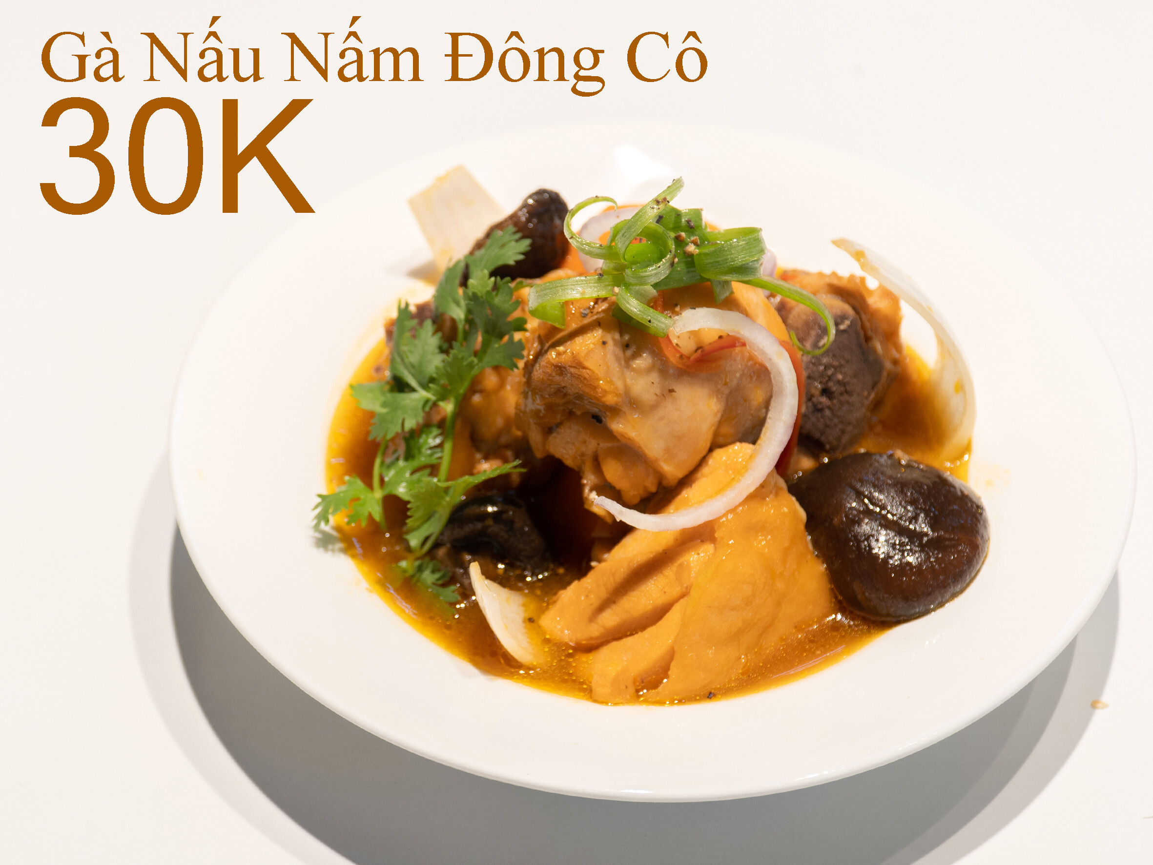 Gà Nấu Nấm Đông Cô