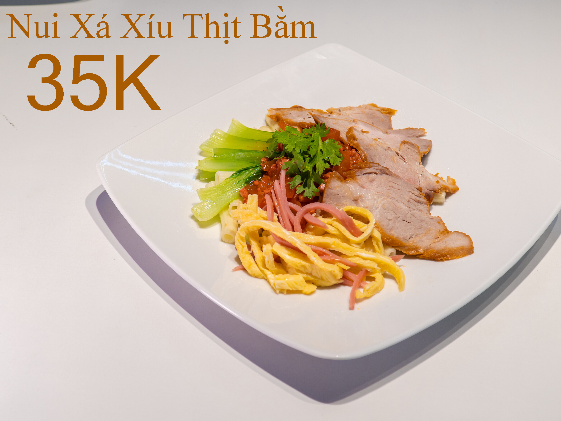 Nui Xá Xíu Thit Bằm