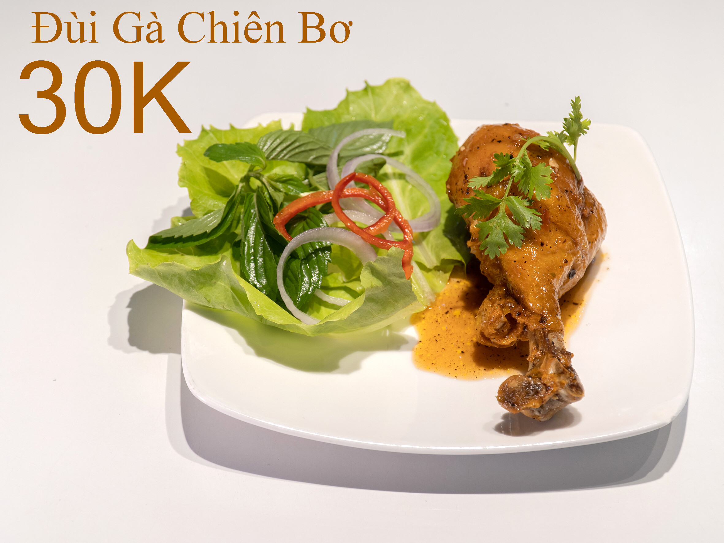 Đùi Gà Chiên Bơ