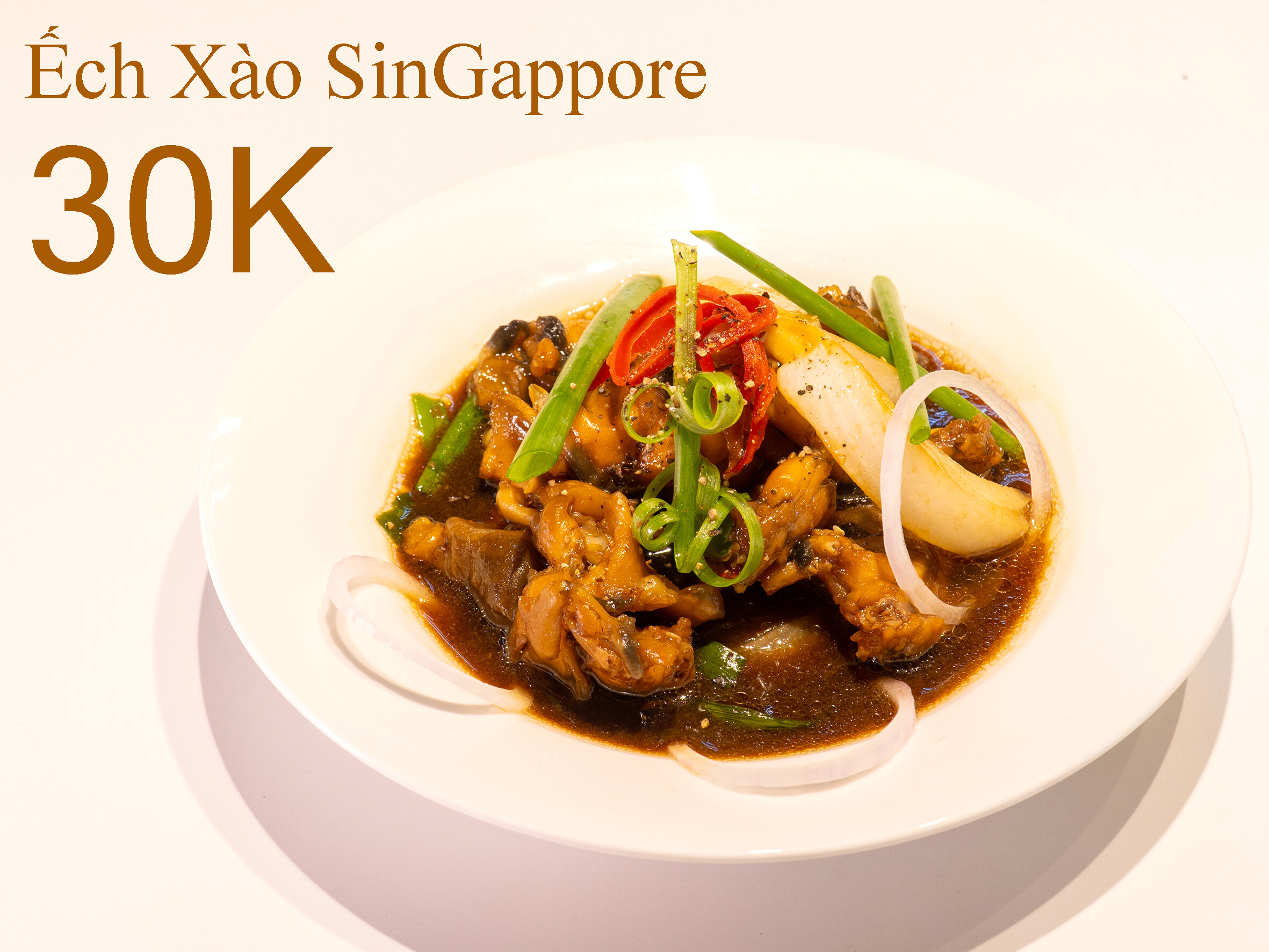 Ếch Xào Singapore