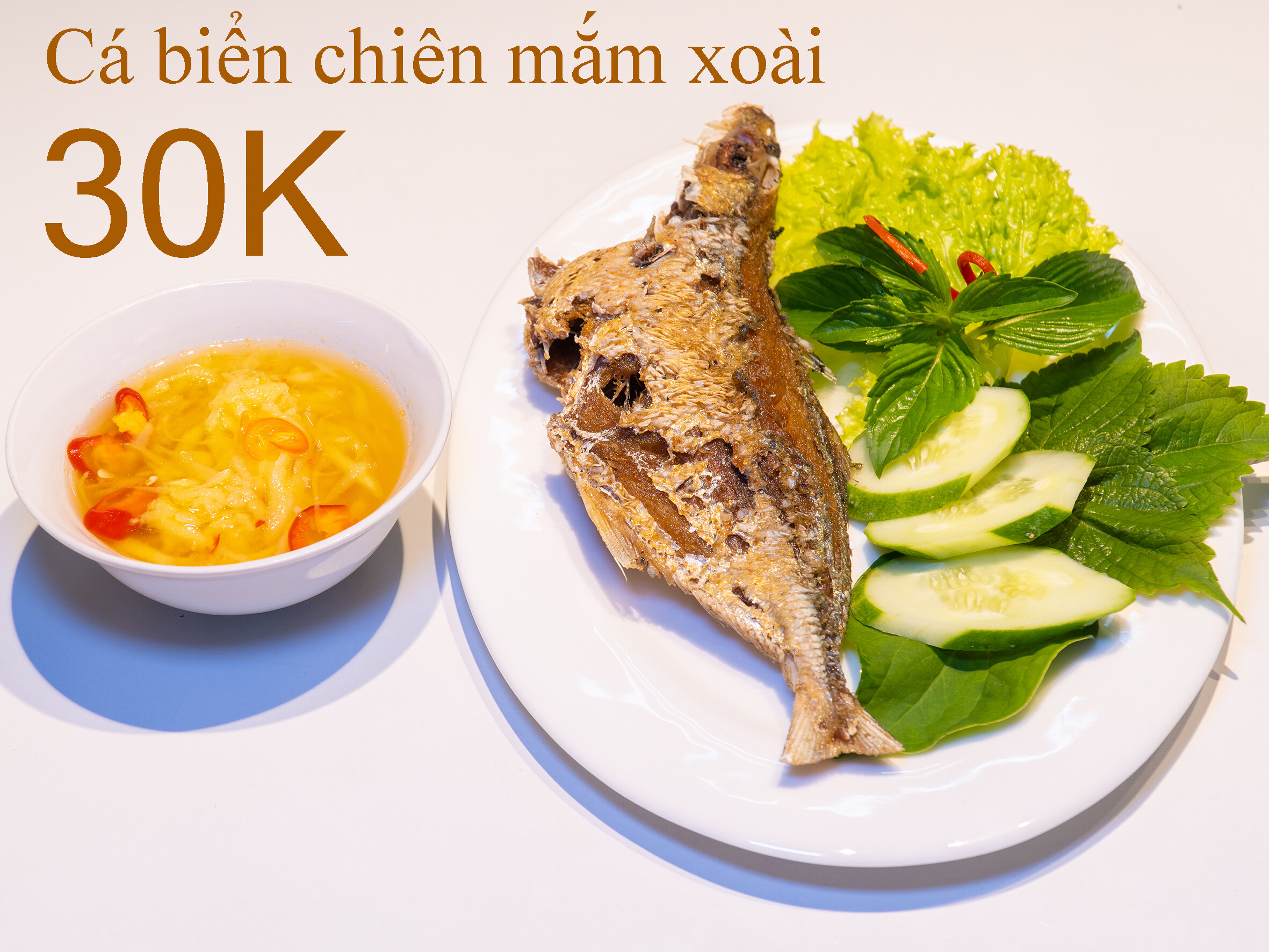 Cá Biển Chiên Mắm Xoài
