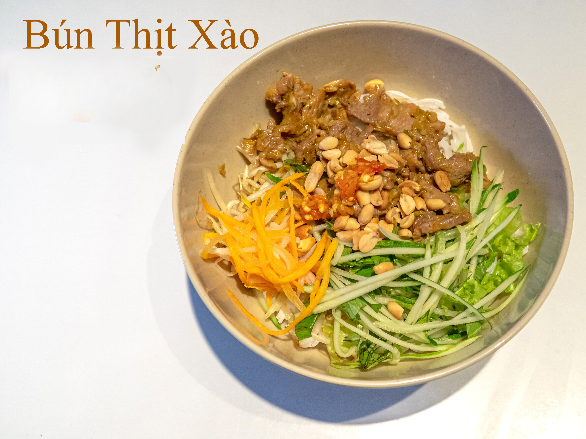 Bún Thịt Xào