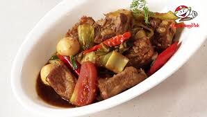 sườn kho dưa cải