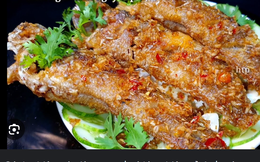 Cá lóc chiên sả