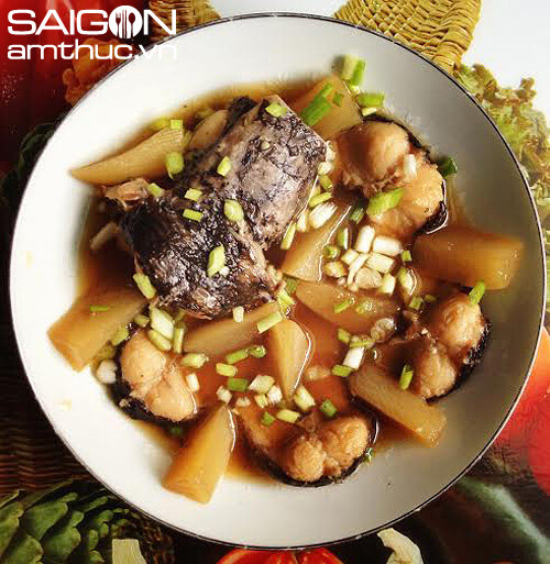 Cá Lóc Kho Củ Cải