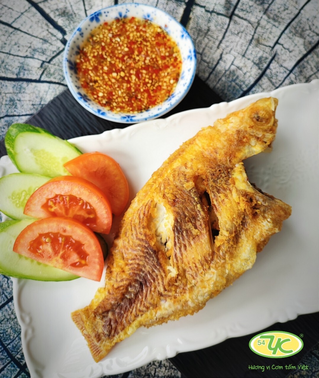 Cá Điêu Hồng Chiên