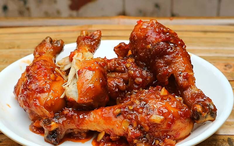Đùi Gà Chiên Mắm Tỏi