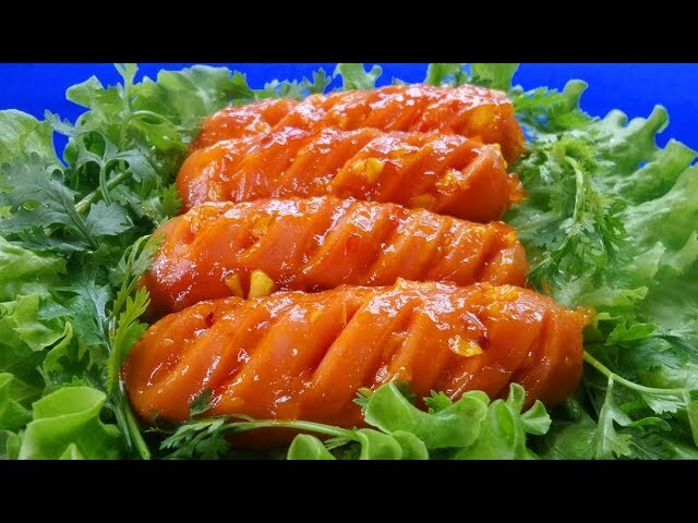 xúc xích mắm tỏi