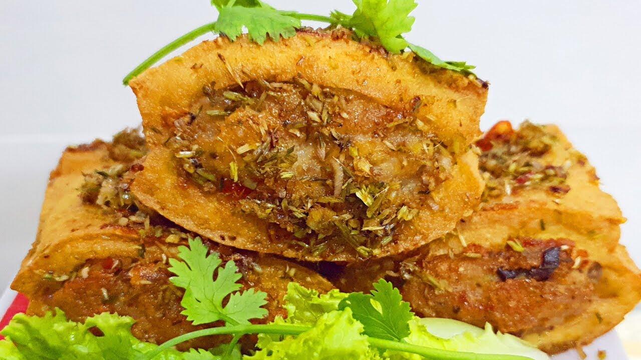 Đậu Hủ Dồn Thịt Chiên Sả Ớt