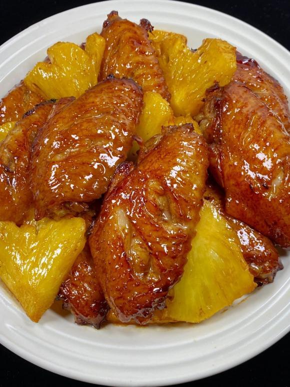 cánh gà chiên sốt khóm