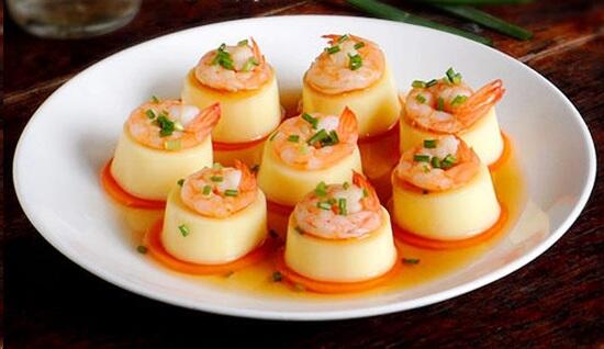 Đậu hủ hấp Tôm thịt